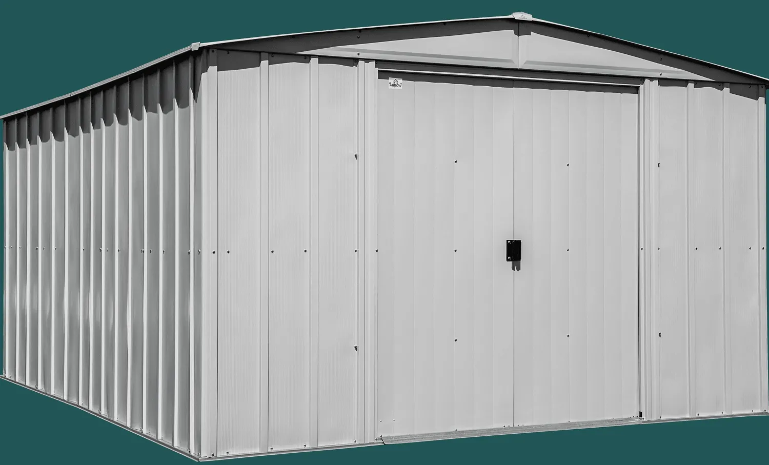 Arrow Metal Sheds-Classic Steel Storage Shed, 10 ft. x 14 ft., Sage Green