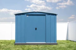 Arrow Metal Sheds-Classic Steel Storage Shed, 8x7, Blue Grey