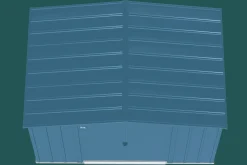 Arrow Metal Sheds-Classic Steel Storage Shed, 10X7, Blue Grey