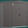 Arrow Metal Sheds-Classic Steel Storage Shed, 8X7, Charcoal
