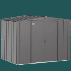 Arrow Metal Sheds-Classic Steel Storage Shed, Charcoal