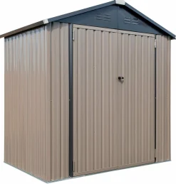 Arrow Metal Sheds-Cover It 6 x 4 x 6 ft Brown Shed