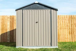 Arrow Metal Sheds-Cover It 6 x 4 x 6 ft Brown Shed