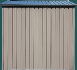 Cover-It Metal Sheds-Arrow 8x6 ft. Grey Metal Shed