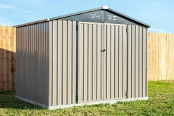 Arrow Metal Sheds-Cover-It® 8x6 Steel Storage Shed - Brown