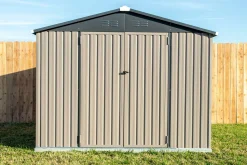 Arrow Metal Sheds-Cover-It® 8x6 Steel Storage Shed - Brown