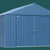 Arrow Metal Sheds-Elite 8 x 6 x 8 ft Anthracite Steel Storage Shed
