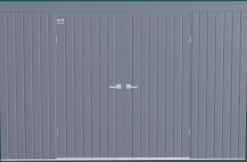 Arrow Metal Sheds-Elite 10 x 4 x 6 ft Anthracite Steel Storage Shed