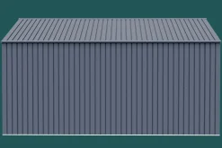 Arrow Metal Sheds-Elite 14 x 14 x 8 ft Anthracite Steel Storage Shed