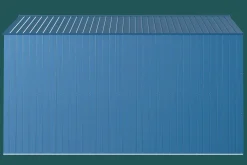 Arrow Metal Sheds-Elite 10 x 12 x 8 ft Blue Grey Steel Storage Shed