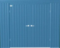 Arrow Metal Sheds-Elite 8 x 4 x 6 ft Blue Grey Steel Storage Shed