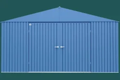 Arrow Metal Sheds-Elite 14 x 14 x 8 ft Blue Grey Steel Storage Shed