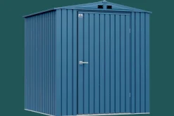 Arrow Metal Sheds-Elite 6 x 6 x 7 ft Blue Grey Steel Storage Shed