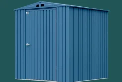 Arrow Metal Sheds-Elite 6 x 6 x 7 ft Blue Grey Steel Storage Shed