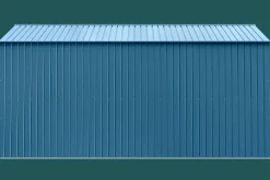 Arrow Metal Sheds-Elite 10 x 14 x 8 ft Blue Grey Steel Storage Shed