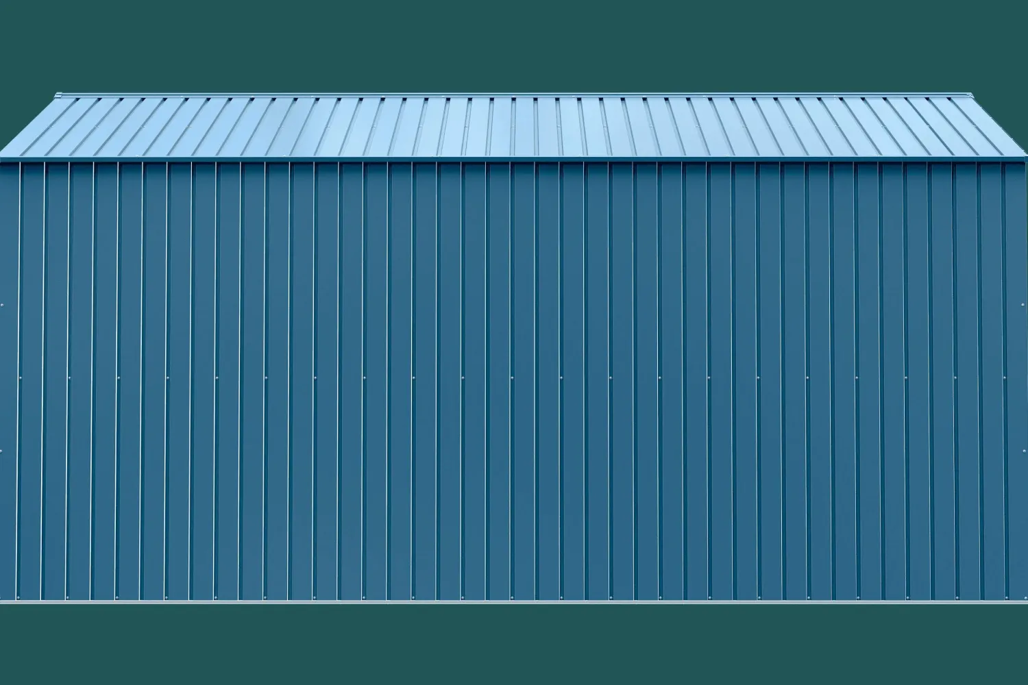 Arrow Metal Sheds-Elite 10 x 14 x 8 ft Blue Grey Steel Storage Shed