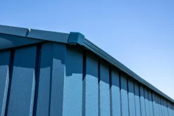 Arrow Metal Sheds-Elite 10 x 4 x 6 ft Blue Grey Steel Storage Shed