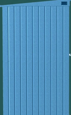 Arrow Metal Sheds-Elite 10 x 4 x 6 ft Blue Grey Steel Storage Shed