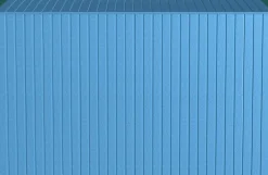 Arrow Metal Sheds-Elite 10 x 4 x 6 ft Blue Grey Steel Storage Shed