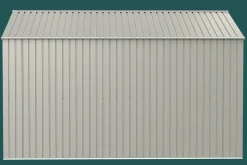 Arrow Metal Sheds-Elite 10 x 12 x 8 ft Cool Grey Steel Storage Shed