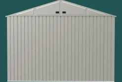 Arrow Metal Sheds-Elite 10 x 12 x 8 ft Cool Grey Steel Storage Shed