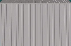 Arrow Metal Sheds-Elite 10 x 4 x 6 ft Cool Grey Steel Storage Shed