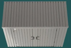 Arrow Metal Sheds-Elite 8 x 4 x 6 ft Galvalume Steel Storage Shed