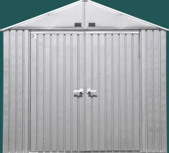 Arrow Metal Sheds-Elite 8 x 6 x 8 ft Galvalume Steel Storage Shed