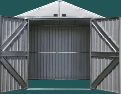 Arrow Metal Sheds-Elite 8 x 6 x 8 ft Galvalume Steel Storage Shed