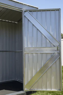 Arrow Metal Sheds-Elite 8 x 6 x 8 ft Galvalume Steel Storage Shed