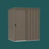 Arrow Metal Sheds-Essentials 5 x 3 x 6.2 ft Oswego Tea Steel Shed