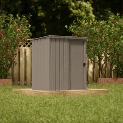 Arrow Metal Sheds-Essentials 5 x 3 x 6.2 ft Oswego Tea Steel Shed