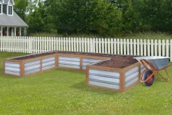 Arrow Accessories|Carport Enclosure Kits And Walls-Galvanized Corrugated Steel Panels - Pack of 8