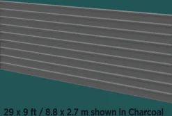 Arrow Carport Enclosure Kits And Walls-One Sided Steel Carport Enclosure