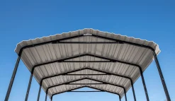 Arrow Semi-Truck-RV Carport, 14 ft. x 78 ft. x 14 ft. , Charcoal