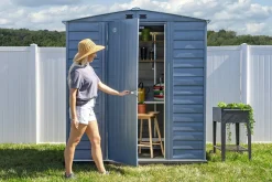 Arrow Metal Sheds-Select 6 x 7 x 7 ft Blue Shed