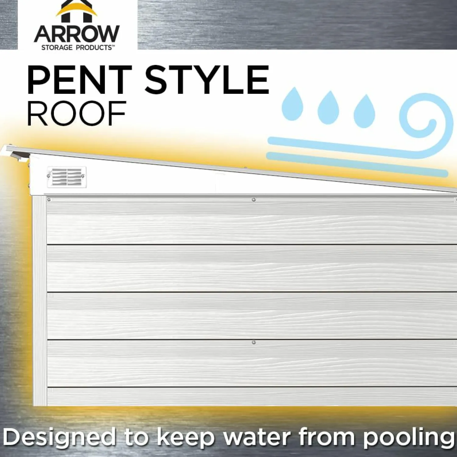 Arrow Metal Sheds-Select 6 x 4 x 6 ft Green Shed