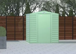 Arrow Metal Sheds-Select 6 x 5 x 7 ft Green Shed