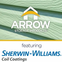 Arrow Metal Sheds-Select 6 x 7 x 7 ft Green Shed