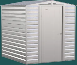 Arrow Metal Sheds-Select 6 x 7 x 7 ft Light Grey Shed
