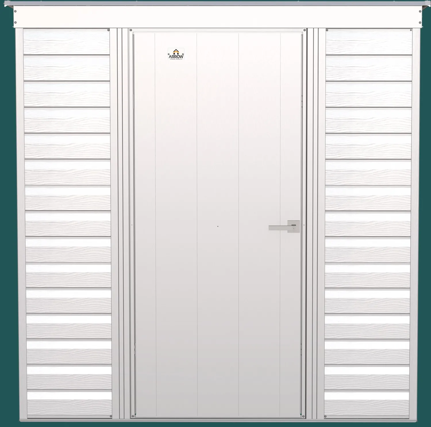 Arrow Metal Sheds-Select 6 x 4 x 6 ft Light Grey Shed