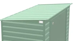 Arrow Garden Sheds|Metal Sheds-Select Steel Storage Shed, Pent, Sage Green