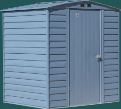 Arrow Metal Sheds-Select Steel Storage Shed, Peak, Blue Grey