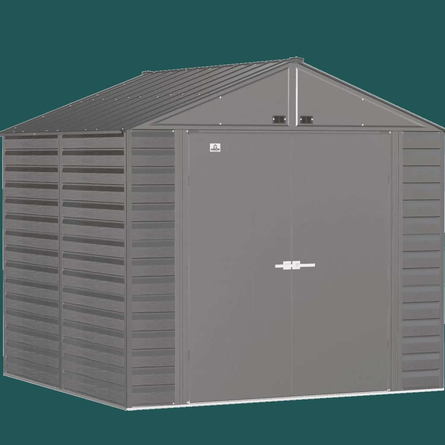 Arrow Metal Sheds-Select Steel Storage Shed, Peak, Charcoal