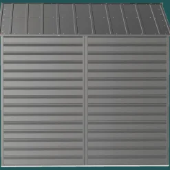 Arrow Metal Sheds-Select Steel Storage Shed, Peak, Charcoal