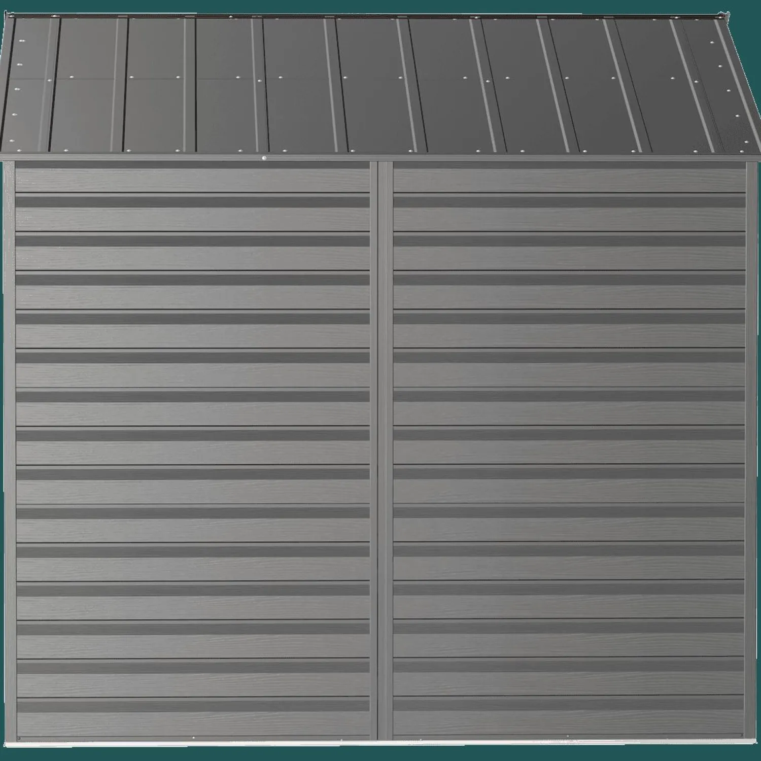 Arrow Metal Sheds-Select Steel Storage Shed, Peak, Charcoal