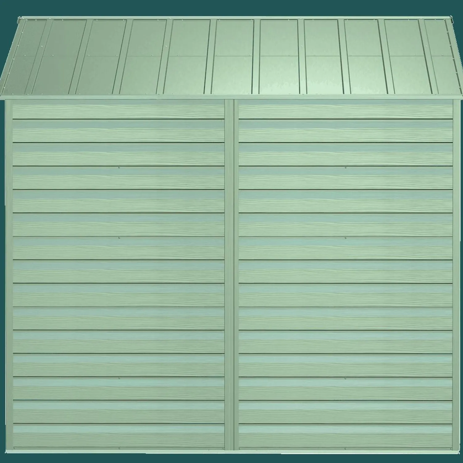 Arrow Garden Sheds|Metal Sheds-Select Steel Storage Shed, Peak, Sage Green
