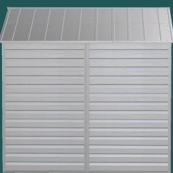Arrow Metal Sheds-Select Steel Storage Shed, Peak, Flute Grey