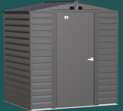 Arrow Metal Sheds-Select Steel Storage Shed, 8x8, Sage Green