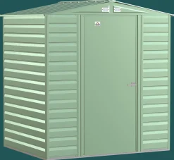 Arrow Metal Sheds-Select Steel Storage Shed, 8x8, Sage Green